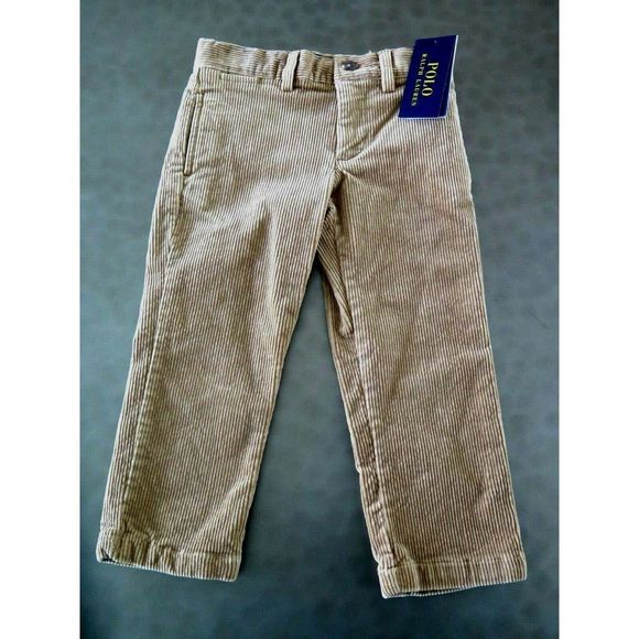 POLO RALPH LAUREN TODDLERS SIZE 2/2T SLIM-FIT CORDUROY PANTS $55+ - Picture 3 of 6